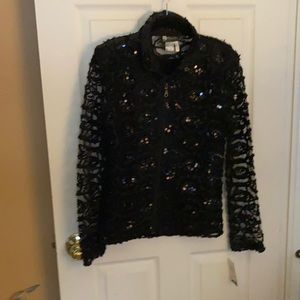 Damee Black sequin set size medium